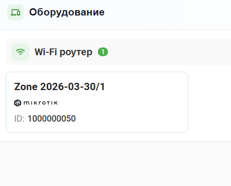 Новая точка продаж в списке